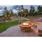 Z-Lite Gannon 3 Light Outdoor Post Mount Fixture, 10in. W x 120.75in. H, Black 5008PHBR-5009P96-BK - alternate 3